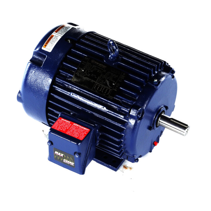 Severe Duty Motor, 3 & 2 HP, 3 Ph, 60 & 50 Hz, 230/460 & 190/380 V, 1800 & 1500 RPM, 182T Frame, TEFC