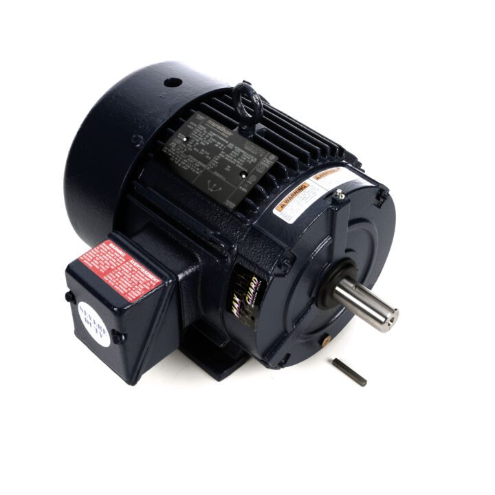 Severe Duty Motor, 3 HP, 3 Ph, 60 Hz, 575 V, 3600 RPM, 182T Frame, TEFC