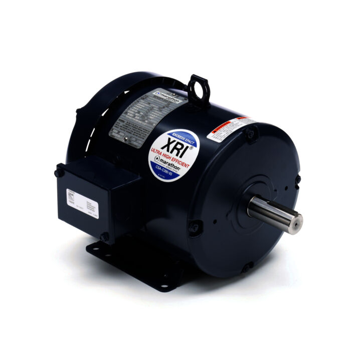 General Purpose Motor, 3 & 2 HP, 3 Ph, 60 & 50 Hz, 230/460 & 190/380 V, 3600 & 3000 RPM, 182T Frame, TEFC