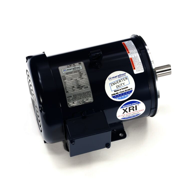 General Purpose Motor, 3 & 2 HP, 3 Ph, 60 & 50 Hz, 230/460 & 190/380 V, 3600 & 3000 RPM, 182TC Frame, TEFC