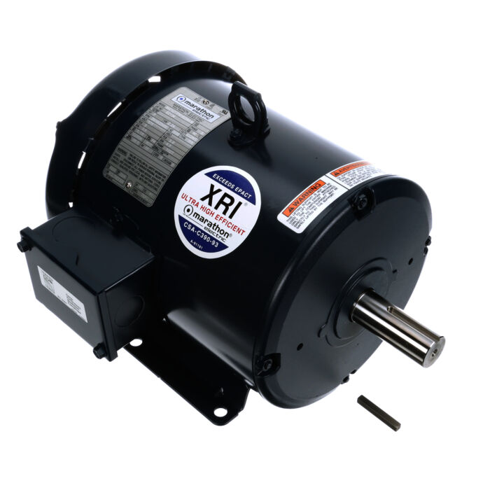 General Purpose Motor, 3 & 3 HP, 3 Ph, 60 & 50 Hz, 575 & 575 V, 3600 & 3000 RPM, 182T Frame, TEFC