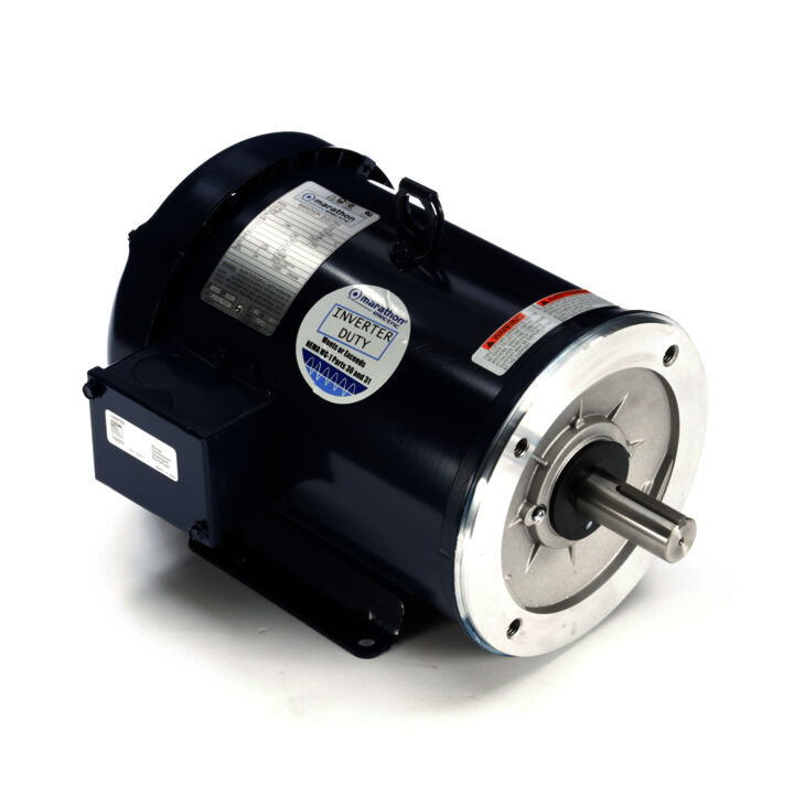 General Purpose Motor, 3 HP, 3 Ph, 60 Hz, 575 V, 1800 RPM, 182TC Frame, TEFC