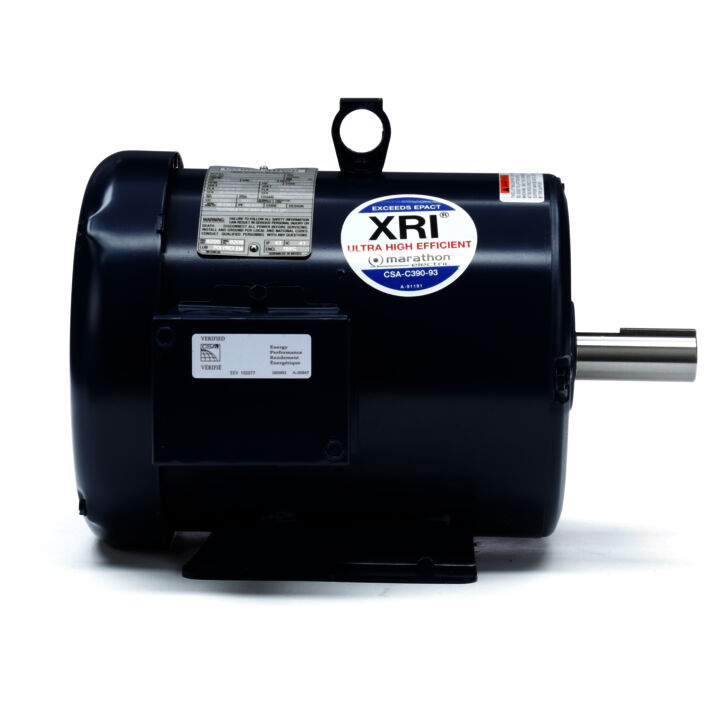 General Purpose Motor, 3 & 2 HP, 3 Ph, 60 & 50 Hz, 230/460 & 190/380 V, 1800 & 1500 RPM, 182T Frame, TEFC