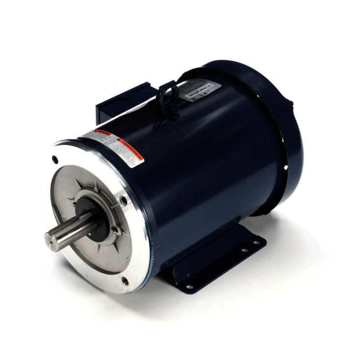 General Purpose Motor, 3 HP, 3 Ph, 60 Hz, 575 V, 1800 RPM, 182TC Frame, TEFC