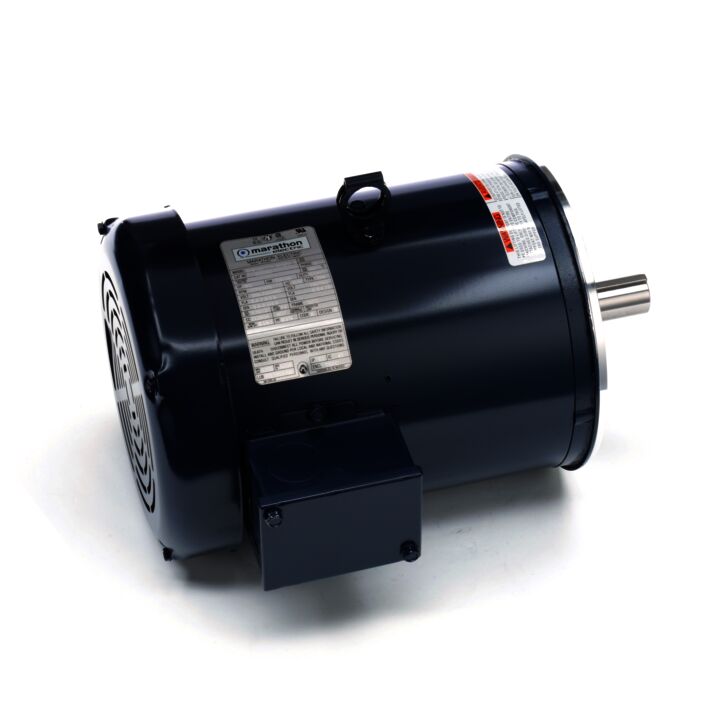 General Purpose Motor, 3 & 2 HP, 3 Ph, 60 & 50 Hz, 208-230/460 & 190/380 V, 1800 & 1500 RPM, 182TC Frame, TEFC