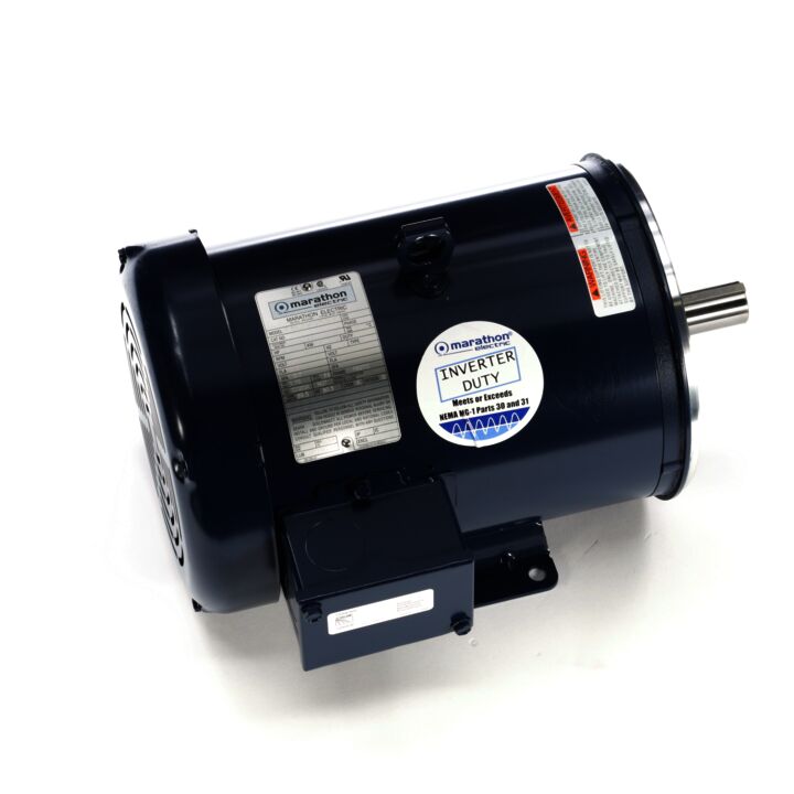 General Purpose Motor, 3 HP, 3 Ph, 60 Hz, 575 V, 1800 RPM, 182TC Frame, TEFC