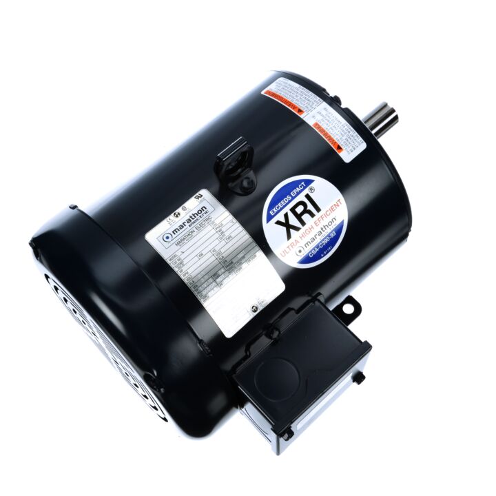 General Purpose Motor, 3 HP, 3 Ph, 60 Hz, 575 V, 1800 RPM, 182T Frame, TEFC