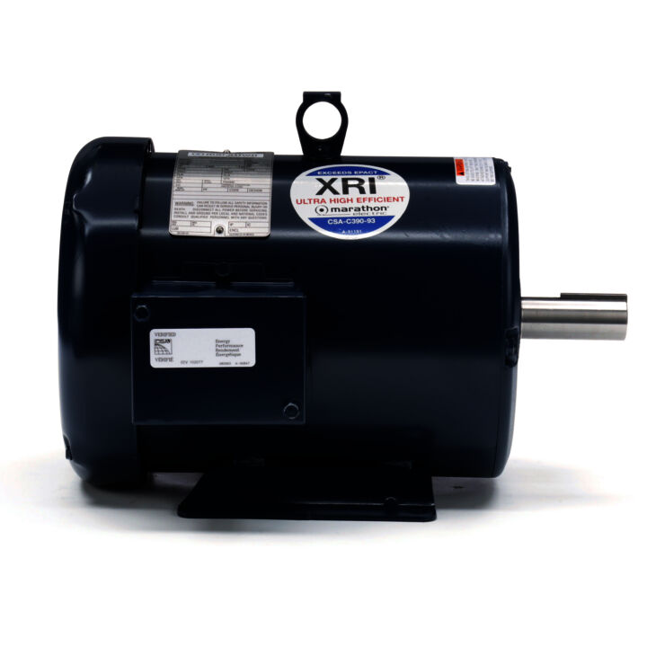 General Purpose Motor, 1.50 & 1 HP, 3 Ph, 60 & 50 Hz, 230/460 & 190/380 V, 1200 & 1000 RPM, 182T Frame, TEFC