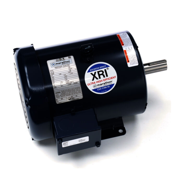 General Purpose Motor, 1.50 & 1 HP, 3 Ph, 60 & 50 Hz, 230/460 & 190/380 V, 1200 & 1000 RPM, 182T Frame, TEFC