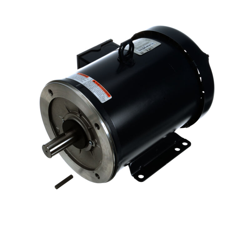 General Purpose Motor, 1.50 HP, 3 Ph, 60 Hz, 230/460 V, 1200 RPM, 182TC Frame, TEFC