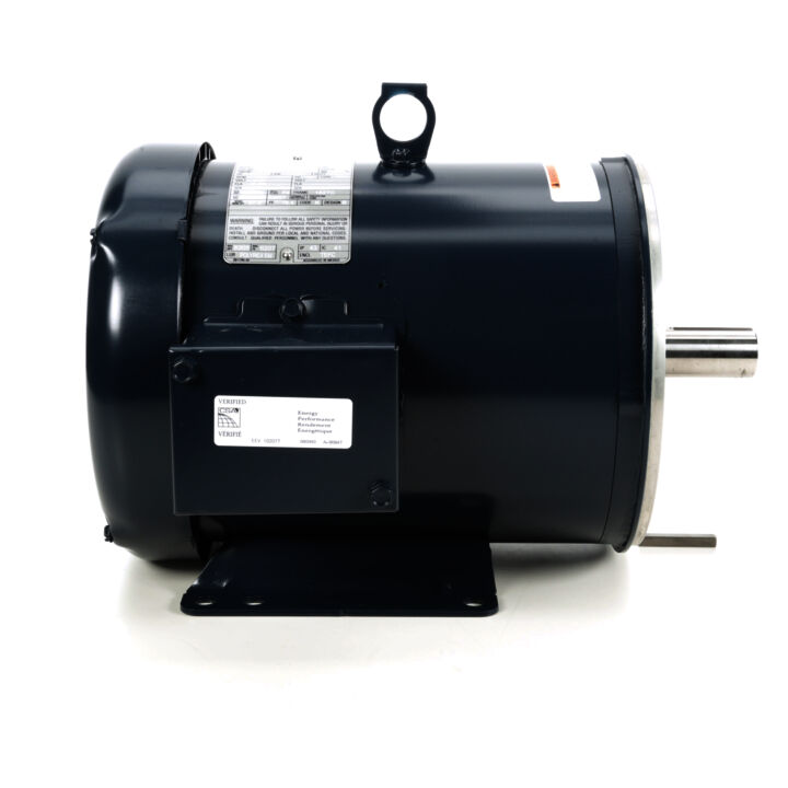 General Purpose Motor, 3 HP, 3 Ph, 60 Hz, 575 V, 1800 RPM, 182TC Frame, TEFC