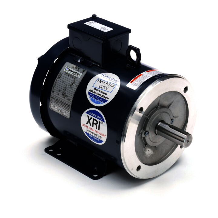 General Purpose Motor, 3 & 3 HP, 3 Ph, 60 & 50 Hz, 230/460 & 190/380 V, 3600 & 3000 RPM, 182TC Frame, TEFC