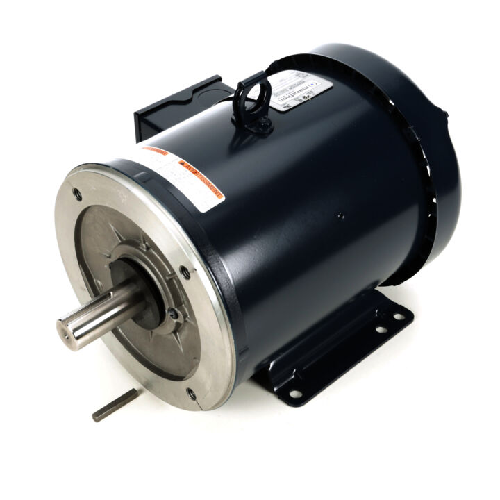 General Purpose Motor, 3 HP, 3 Ph, 60 Hz, 575 V, 1800 RPM, 182TC Frame, TEFC