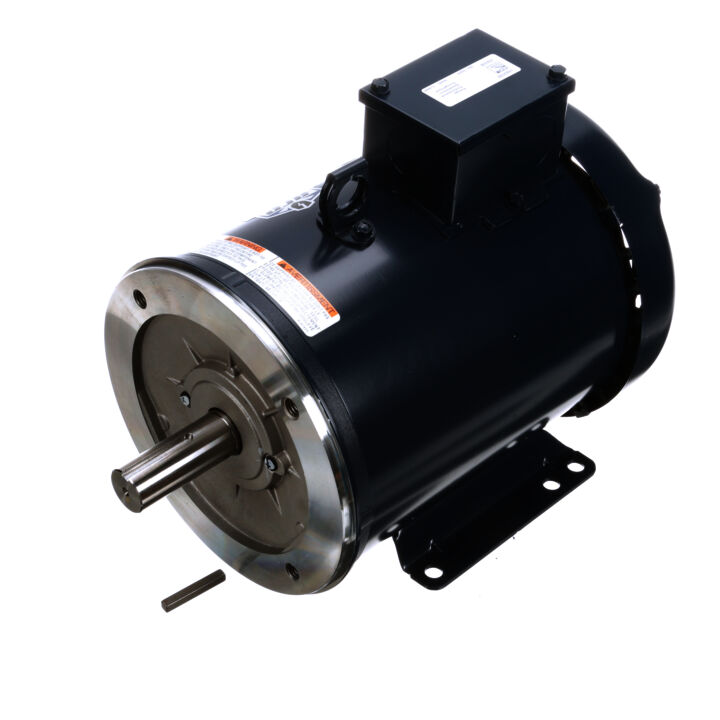 General Purpose Motor, 1.50 & 1.50 HP, 3 Ph, 60 & 50 Hz, 230/460 & 190/380 V, 1200 & 1000 RPM, 182TC Frame, TEFC