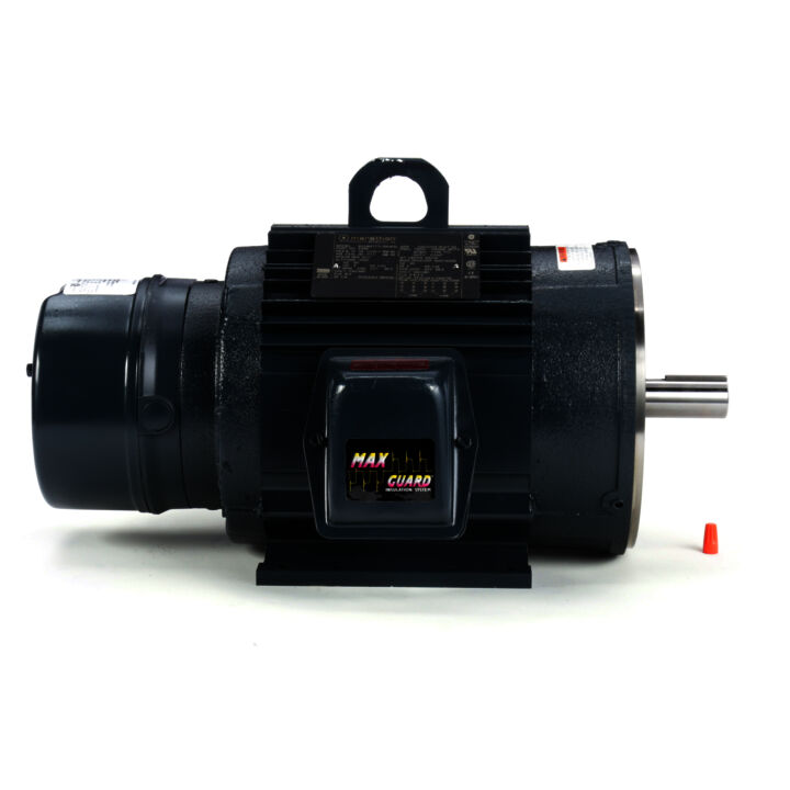 Brake Motor, 3 & 2 HP, 3 Ph, 60 & 50 Hz, 230/460 & 190/380 V, 1800 & 1500 RPM, 182TC Frame, TENV