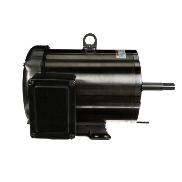 Washdown Pump Motor, 3 & 2 HP, 3 Ph, 60 & 50 Hz, 230/460 & 190/380 V, 1800 & 1500 RPM, 182JM Frame, TEFC