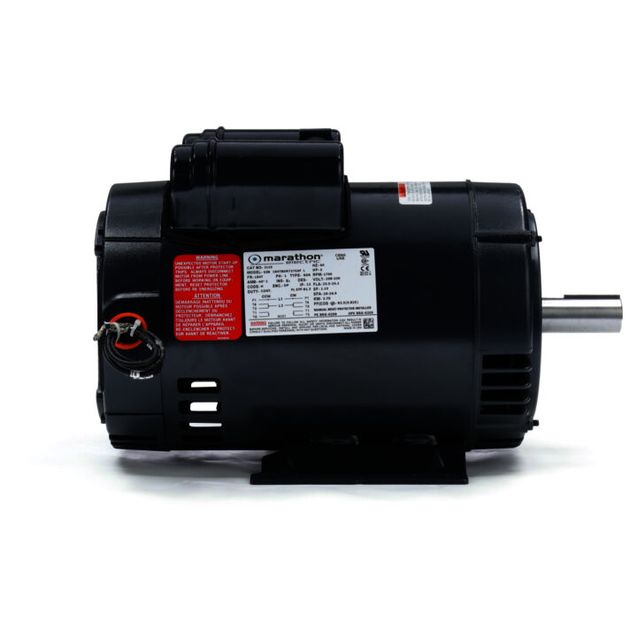 Pressure Washer Motor, 5 HP, 1 Ph, 60 Hz, 208-230 V, 1800 RPM, 184T Frame, DP