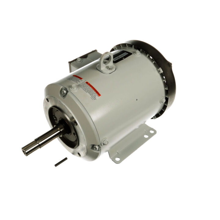 Washdown Pump Motor, 3 & 2 HP, 3 Ph, 60 & 50 Hz, 230/460 & 190/380 V, 1800 & 1500 RPM, 182JM Frame, TEFC