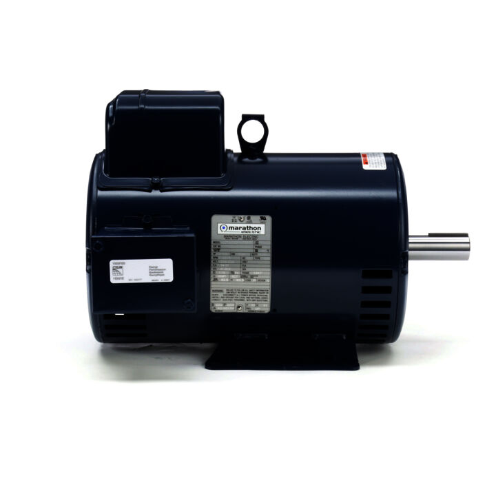 Air Compressor Motor, 7.50 HP, 1 Ph, 60 Hz, 208-230 V, 3600 RPM, 184T Frame, DP