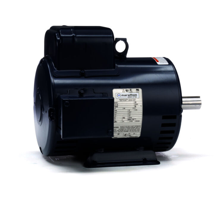 General Purpose Motor, 5 HP, 1 Ph, 60 Hz, 208-230 V, 3600 RPM, 184T Frame, DP