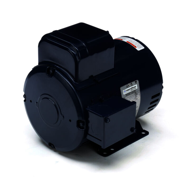 General Purpose Motor, 5 HP, 1 Ph, 60 Hz, 208-230 V, 3600 RPM, 184T Frame, DP