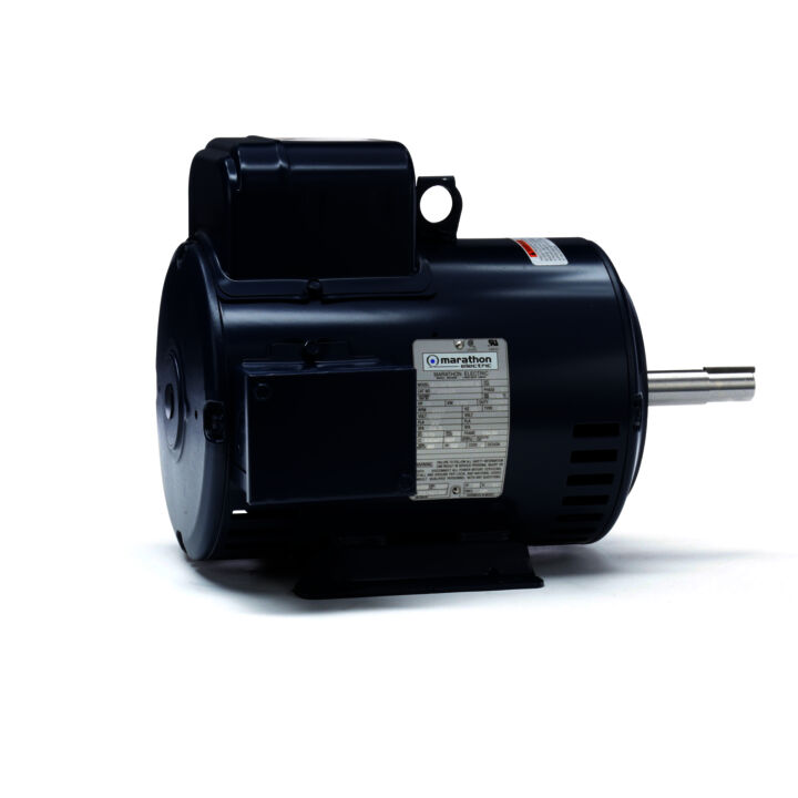 Close-Coupled Pump Motor, 5 HP, 1 Ph, 60 Hz, 230 V, 3600 RPM, 184JM Frame, DP