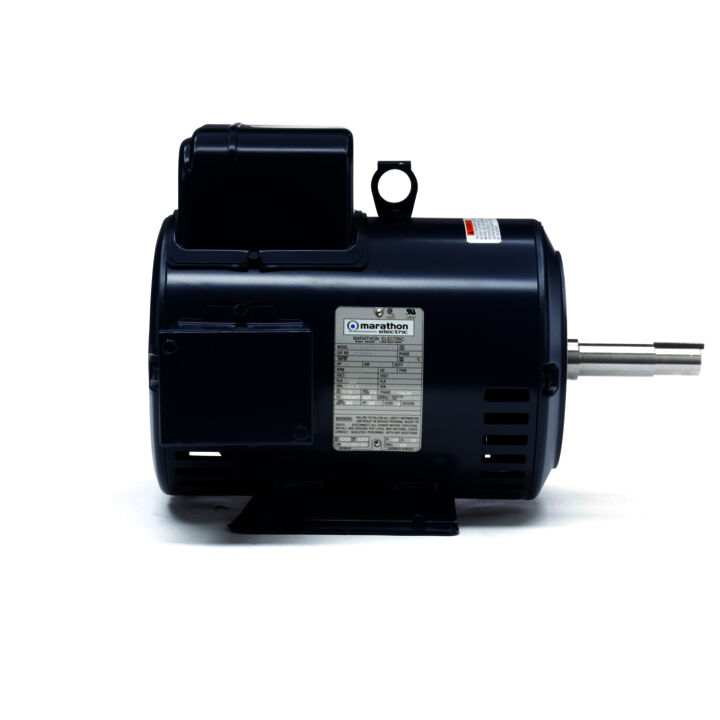 Close-Coupled Pump Motor, 5 HP, 1 Ph, 60 Hz, 230 V, 3600 RPM, 184JM Frame, DP