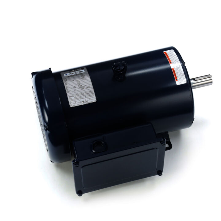 General Purpose Motor, 5 HP, 1 Ph, 60 Hz, 208-230 V, 1800 RPM, 184T Frame, TEFC