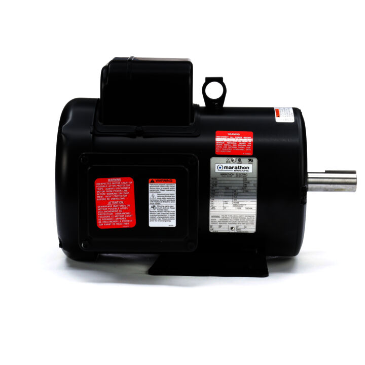 General Purpose Farm Duty Motor, 3 HP, 1 Ph, 60 Hz, 230 V, 1800 RPM, 184T Frame, TEFC