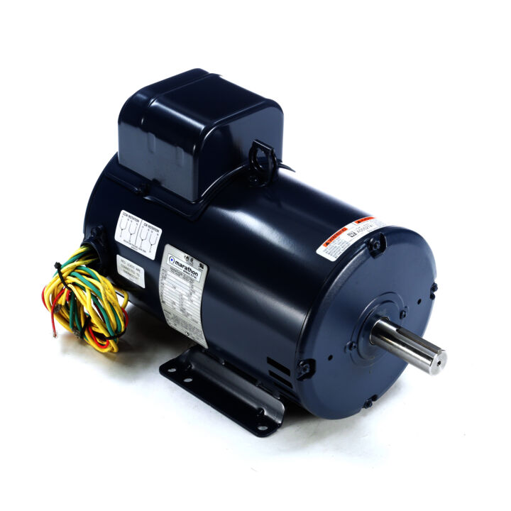 Crop Dryer Motor, 5 & 7 HP, 1 Ph, 60 & 60 Hz, 230 & 230 V, 3600 & 3600 RPM, 184TZ Frame, DPAO