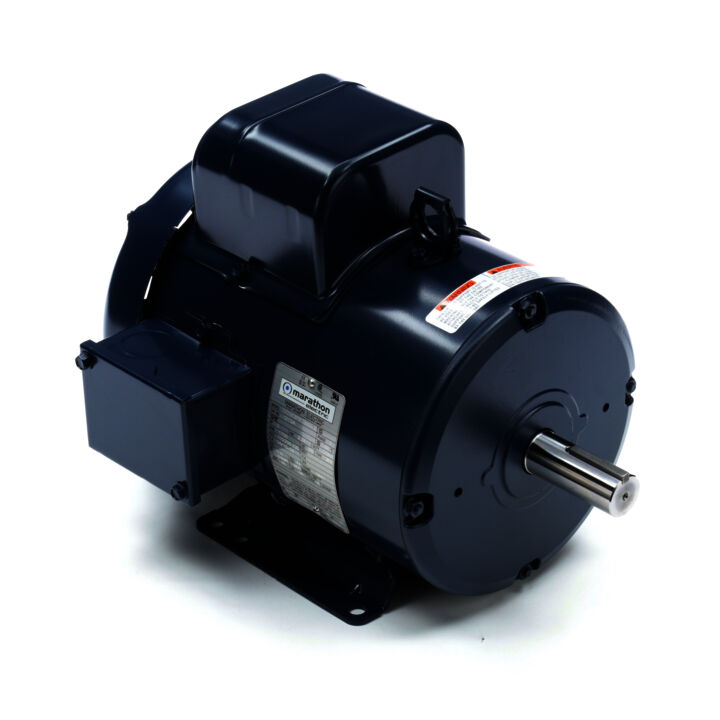 General Purpose Motor, 3 HP, 1 Ph, 60 Hz, 115/208-230 V, 1800 RPM, 184T Frame, TEFC