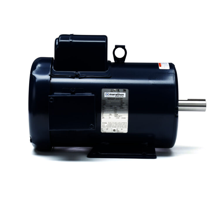 General Purpose Motor, 5 HP, 1 Ph, 60 Hz, 208-230 V, 3600 RPM, 184T Frame, TEFC