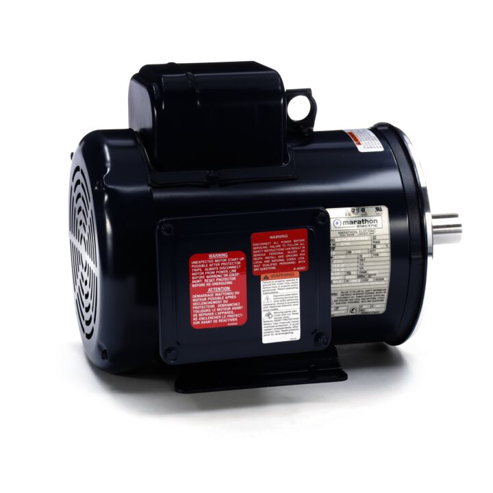 Pressure Washer Motor, 3 HP, 1 Ph, 60 Hz, 230 V, 1800 RPM, 184TC Frame, TEFC