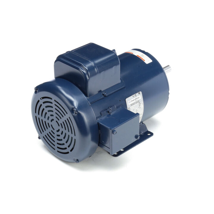 Close-Coupled Pump Motor, 5 HP, 1 Ph, 60 Hz, 230 V, 3600 RPM, 184JM Frame, TEFC
