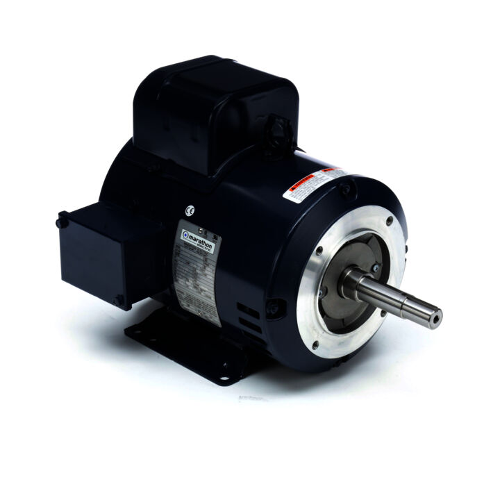 Close-Coupled Pump Motor, 3 HP, 1 Ph, 60 Hz, 115/230 V, 1800 RPM, 184JM Frame, DP