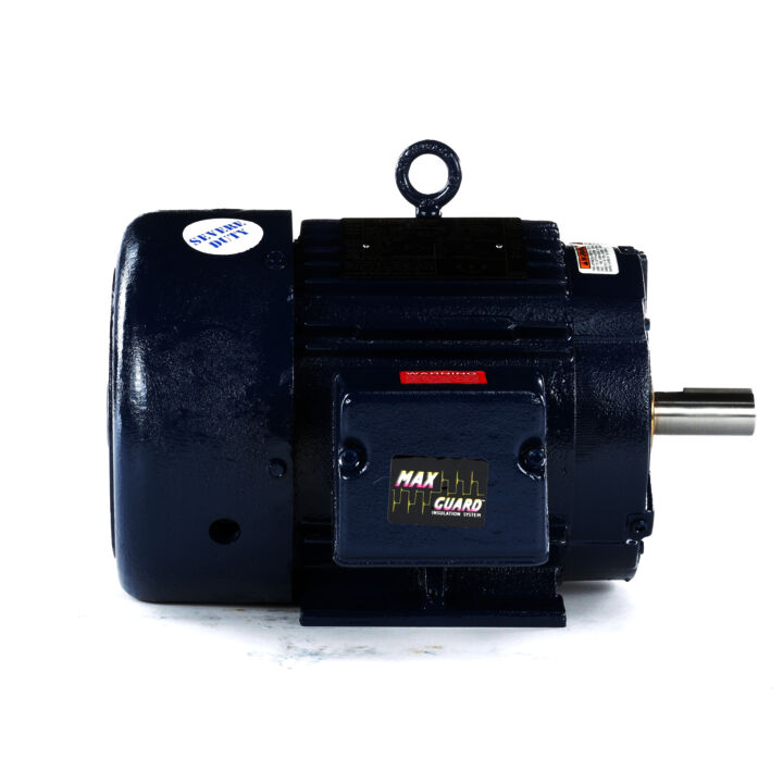 Severe Duty Motor, 5 HP, 3 Ph, 60 Hz, 575 V, 1800 RPM, 184T Frame, TEFC