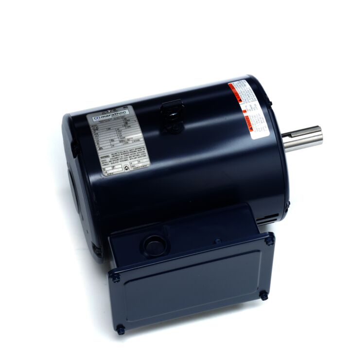 General Purpose Motor, 3 HP, 1 Ph, 60 Hz, 115/208-230 V, 1800 RPM, 184T Frame, DP