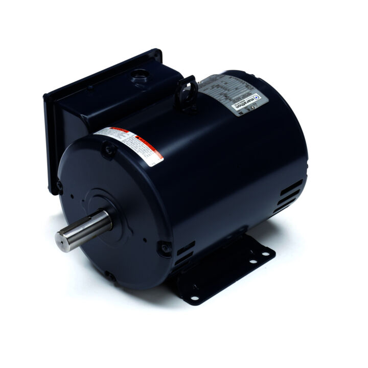 General Purpose Motor, 3 HP, 1 Ph, 60 Hz, 115/208-230 V, 1800 RPM, 184T Frame, DP