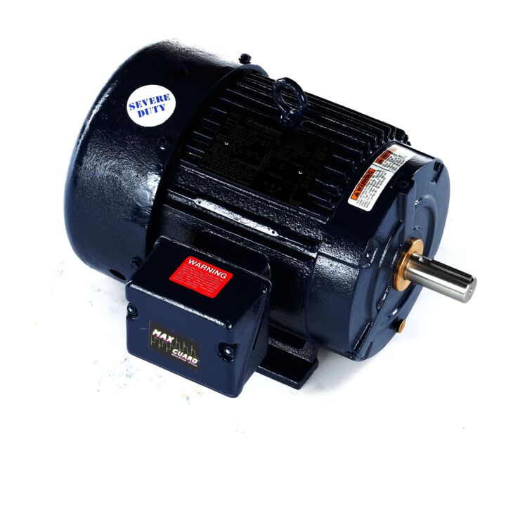 Severe Duty Motor, 5 HP, 3 Ph, 60 Hz, 575 V, 1800 RPM, 184T Frame, TEFC