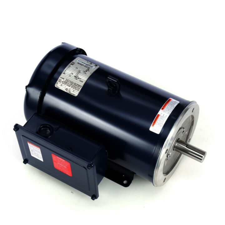 Pressure Washer Motor, 5 HP, 1 Ph, 60 Hz, 230 V, 1800 RPM, 184TC Frame, TEFC