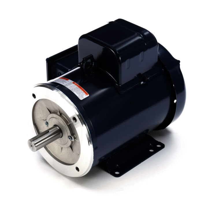 Pressure Washer Motor, 3 HP, 1 Ph, 60 Hz, 230 V, 1800 RPM, 184TC Frame, TEFC