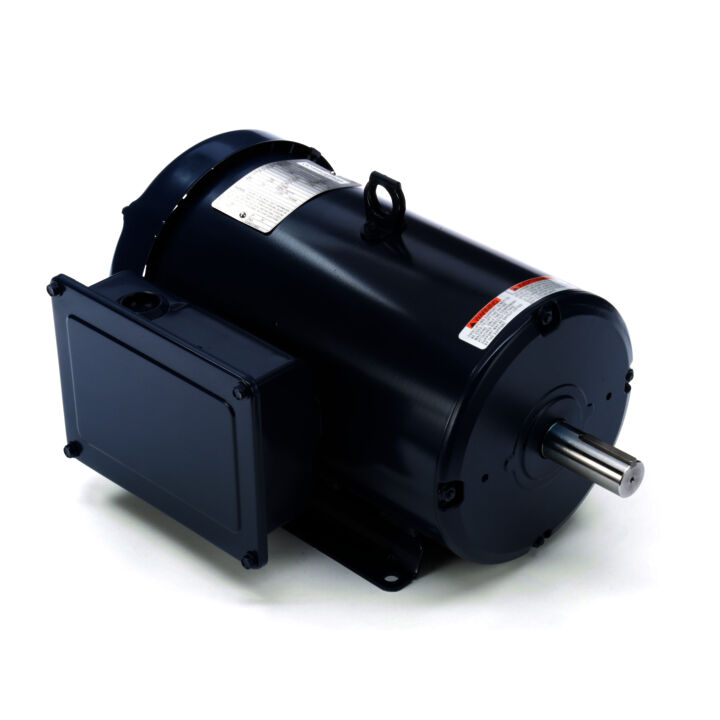 General Purpose Motor, 5 HP, 1 Ph, 60 Hz, 208-230 V, 1800 RPM, 184T Frame, TEFC