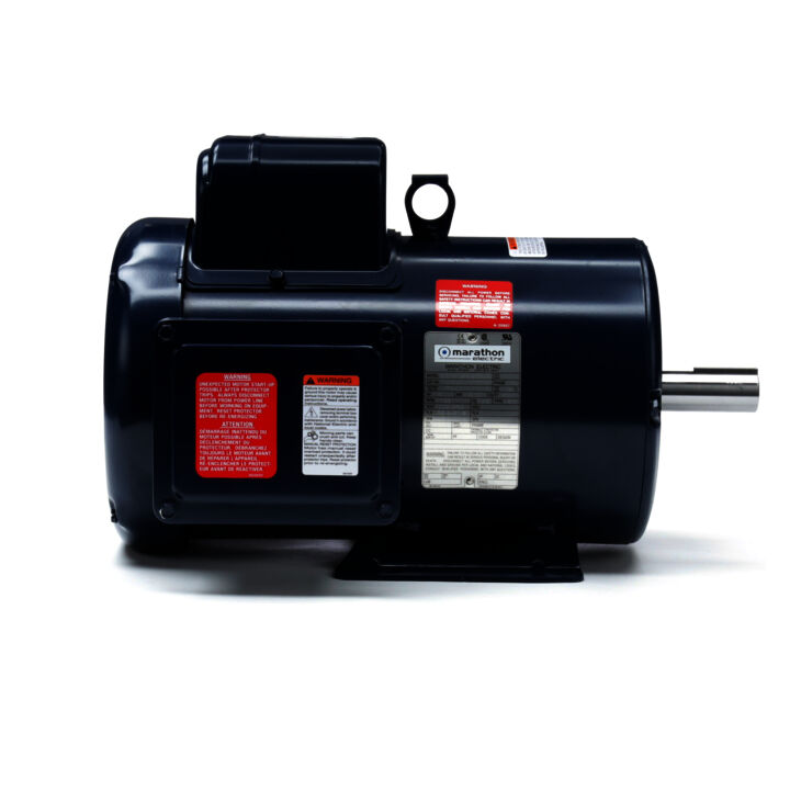 General Purpose Farm Duty Motor, 5 HP, 1 Ph, 60 Hz, 208-230 V, 1800 RPM, 184T Frame, TEFC