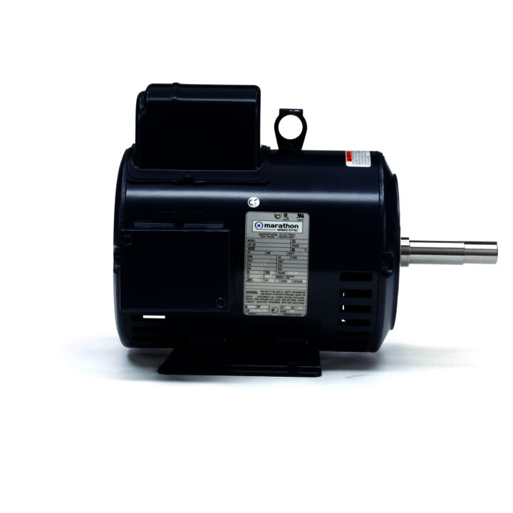 Close-Coupled Pump Motor, 3 HP, 1 Ph, 60 Hz, 115/230 V, 1800 RPM, 184JM Frame, DP