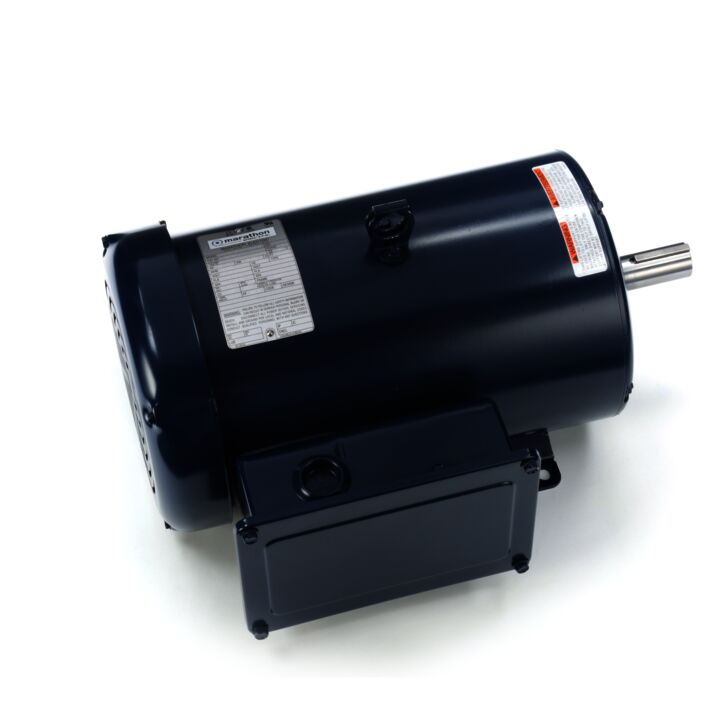 General Purpose Motor, 5 HP, 1 Ph, 60 Hz, 208-230 V, 1800 RPM, 184T Frame, TEFC