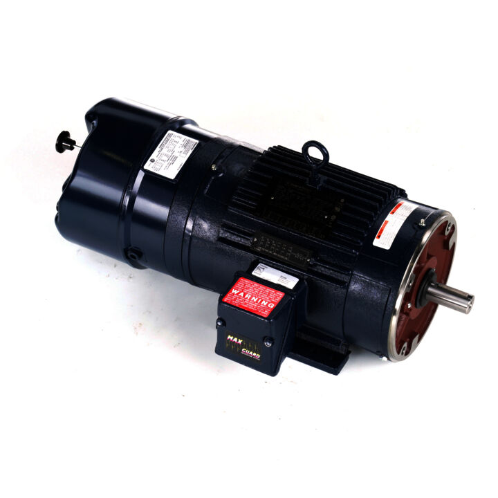 Brake Motor, 5 HP, 3 Ph, 60 Hz, 230/460 V, 1800 RPM, 184TC Frame, TENV