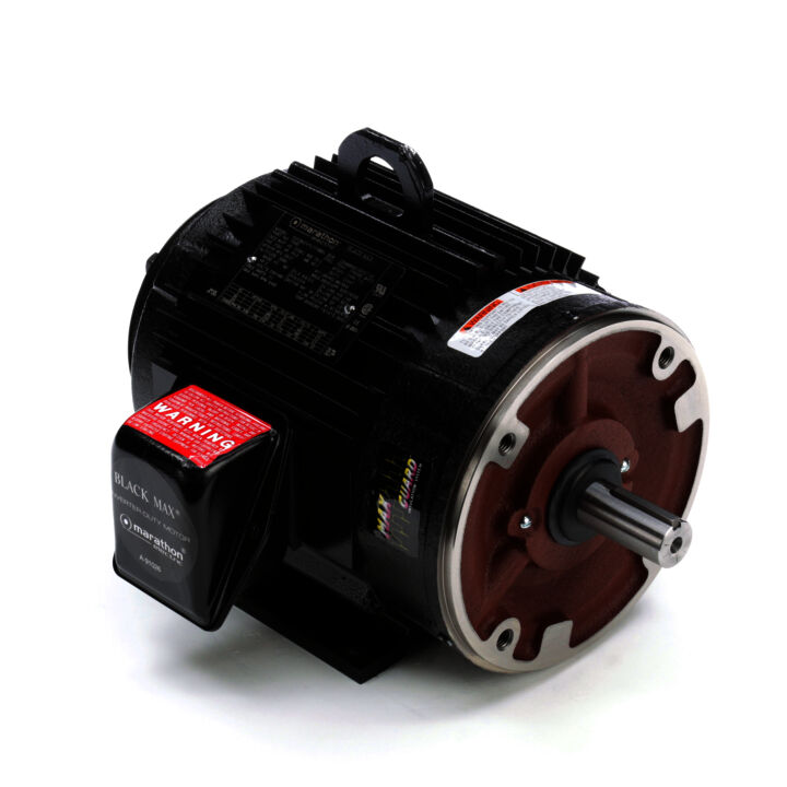 Speed Ratio Motor, 2 HP, 3 Ph, 60 Hz, 230/460 V, 1200 RPM, 184TC Frame, TENV