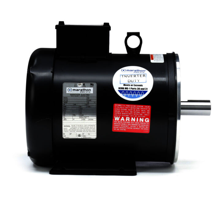 Speed Ratio Motor, 5 HP, 3 Ph, 60 Hz, 230/460 V, 1800 RPM, 184TC Frame, TEFC