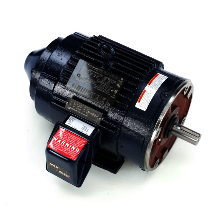 Encoder Motor, 5 HP, 3 Ph, 60 Hz, 230/460 V, 1800 RPM, 184TC Frame, TENV