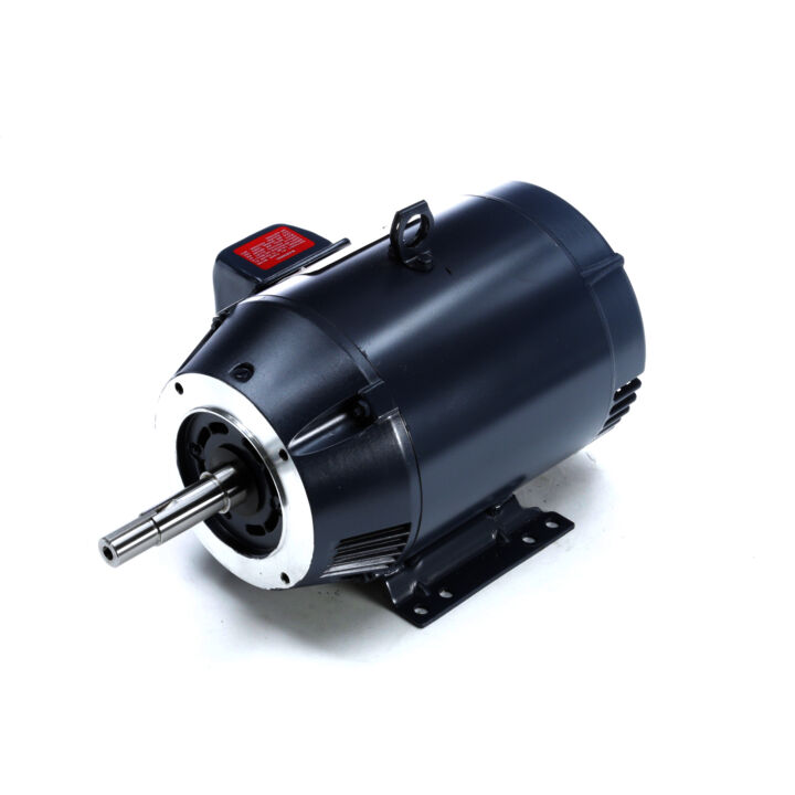 Close-Coupled Pump Motor, 7.50 & 5 HP, 3 Ph, 60 & 50 Hz, 230/460 & 190/380 V, 3600 & 3000 RPM, 184JM Frame, DP